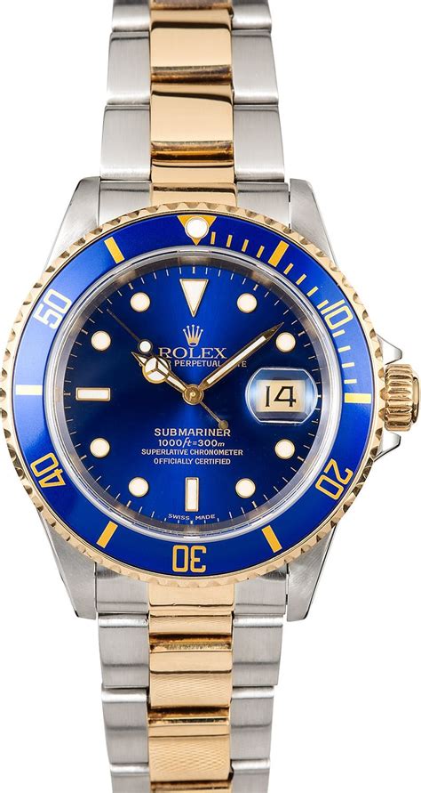 rolex blue e gold|rolex blue and gold submariner.